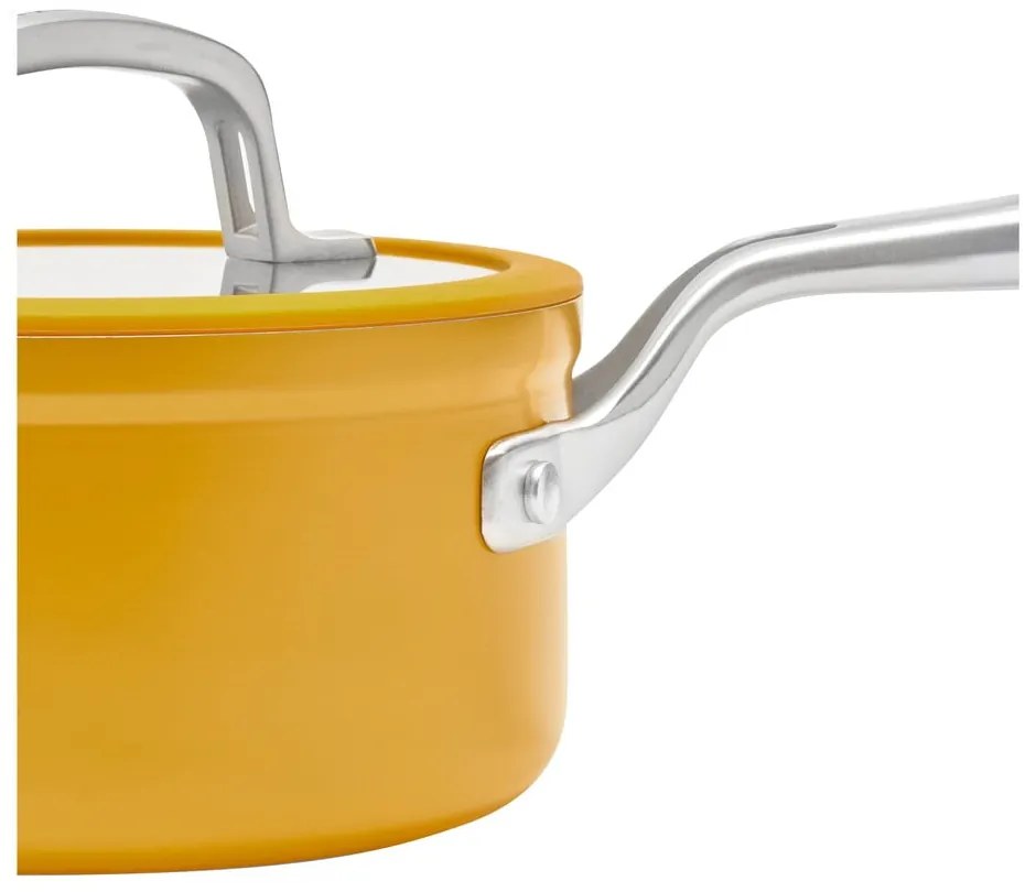 Oală cu capac/cu suprafață ceramică 1,3 l adecvată pentru plita cu inducție Meda 3.0 – FABINI