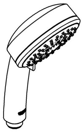 GROHE 27575002 - Duș de mână TEMPESTA COSMOPOLITAN 100 4” crom lucios