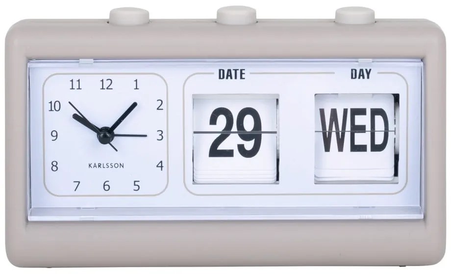 Ceas deșteptător digital Data Flip – Karlsson