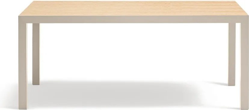 Masă de dining cu blat din lemn de stejar 75x180 cm Alma – Teulat