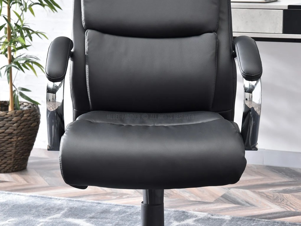 Fotoliu Luxus (negru + crom). Promo -26%. 1109951
