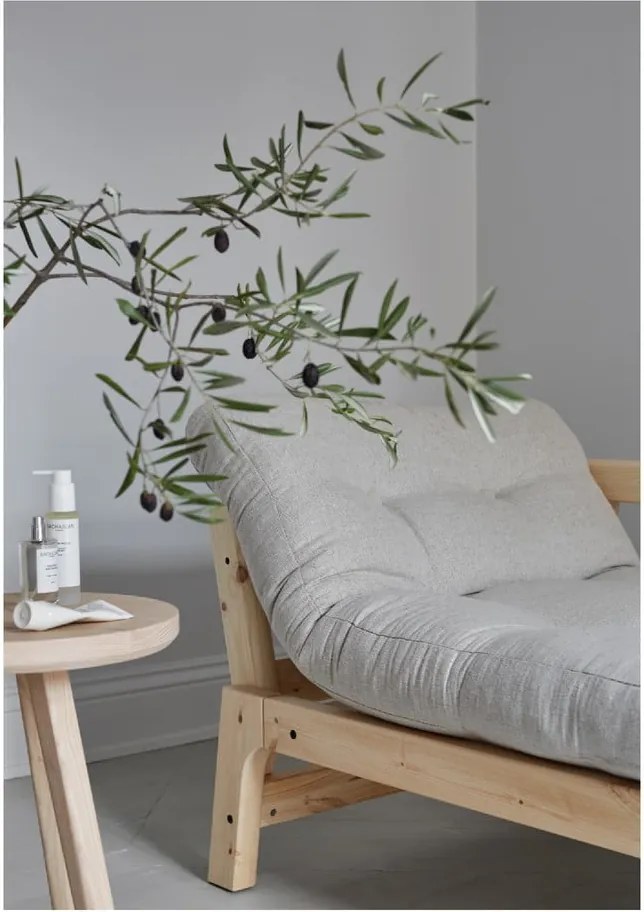 Canapea variabilă KARUP Design Step Natural, albastru petrol