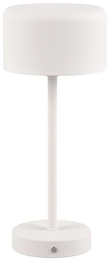 Veioză albă LED cu intensitate reglabilă (înălțime 30 cm) Jeff – Reality