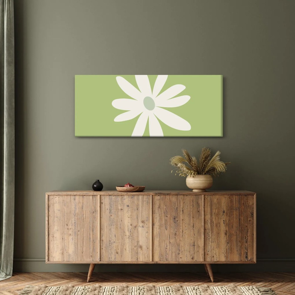 Tablou - Hippies, flori verzi N⁰2 (120x50 cm)