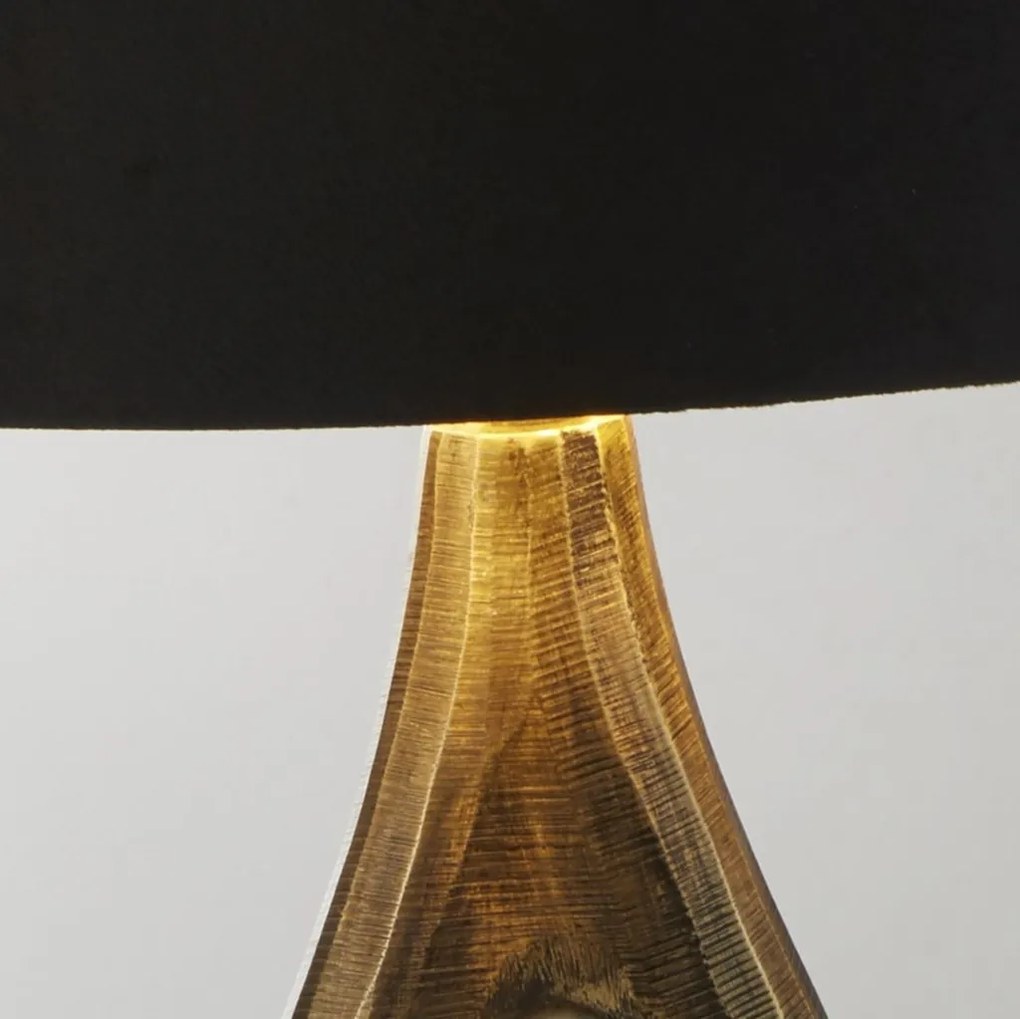 Veioza/Lampa de masa design decorativ Bucklow, negru