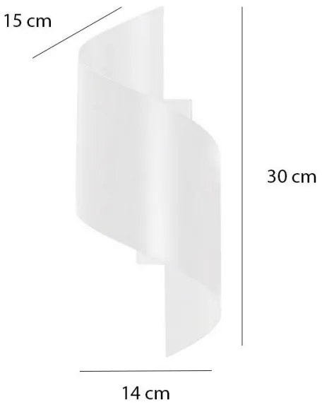 Aplică SPINER 1xG9/8W/230V alb