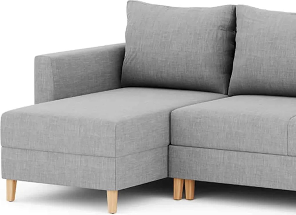 Coltar lemn masiv Oslo Extensibil, 235 × 160 × 85 cm
