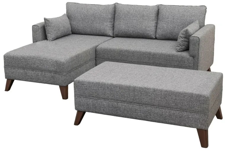 Canapea extensibilă de colț Bella Corner Left 2 Grey