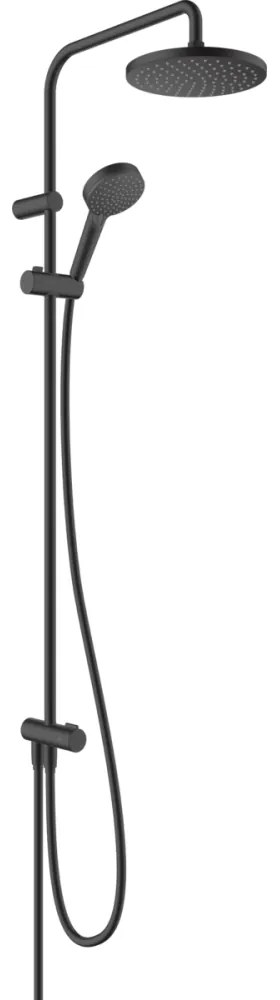 Set de dus Showerpipe 200 Reno, negru mat Negru mat