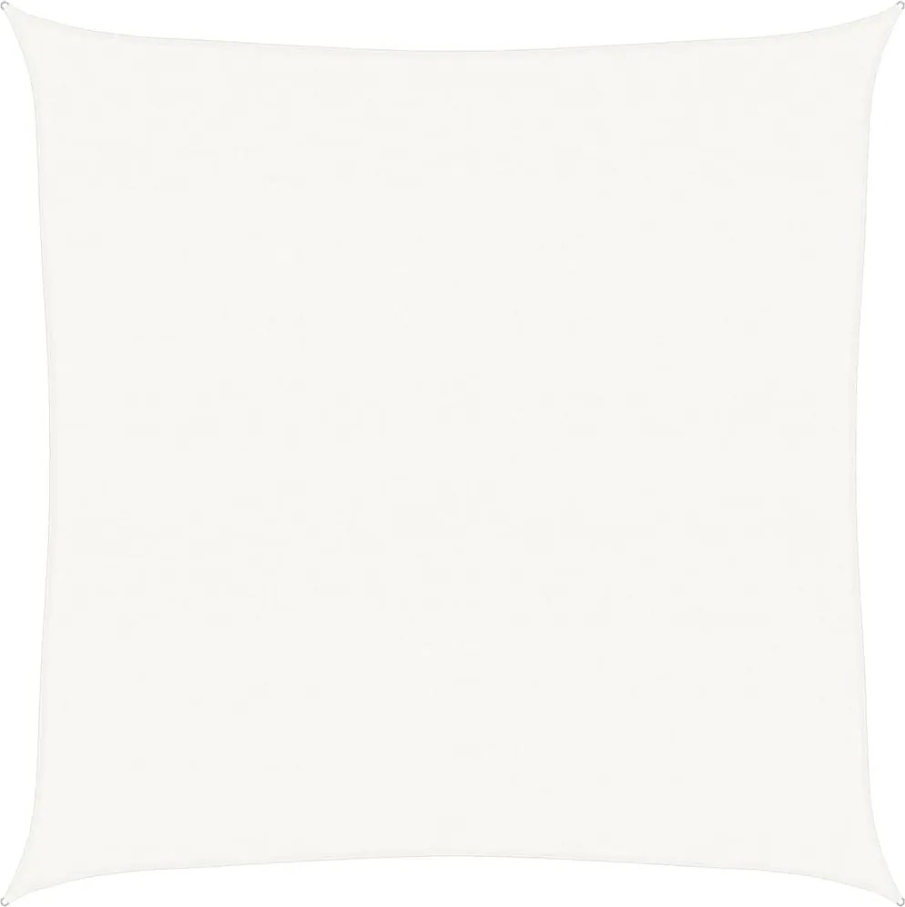 vidaXL Pânză parasolar, alb, 4,5 x 4,5 m, HDPE, 160 g/m²