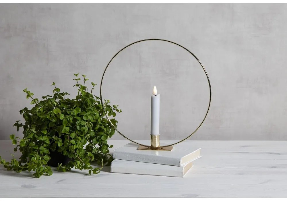 Decorațiune luminoasă aurie Flamme Table – Star Trading