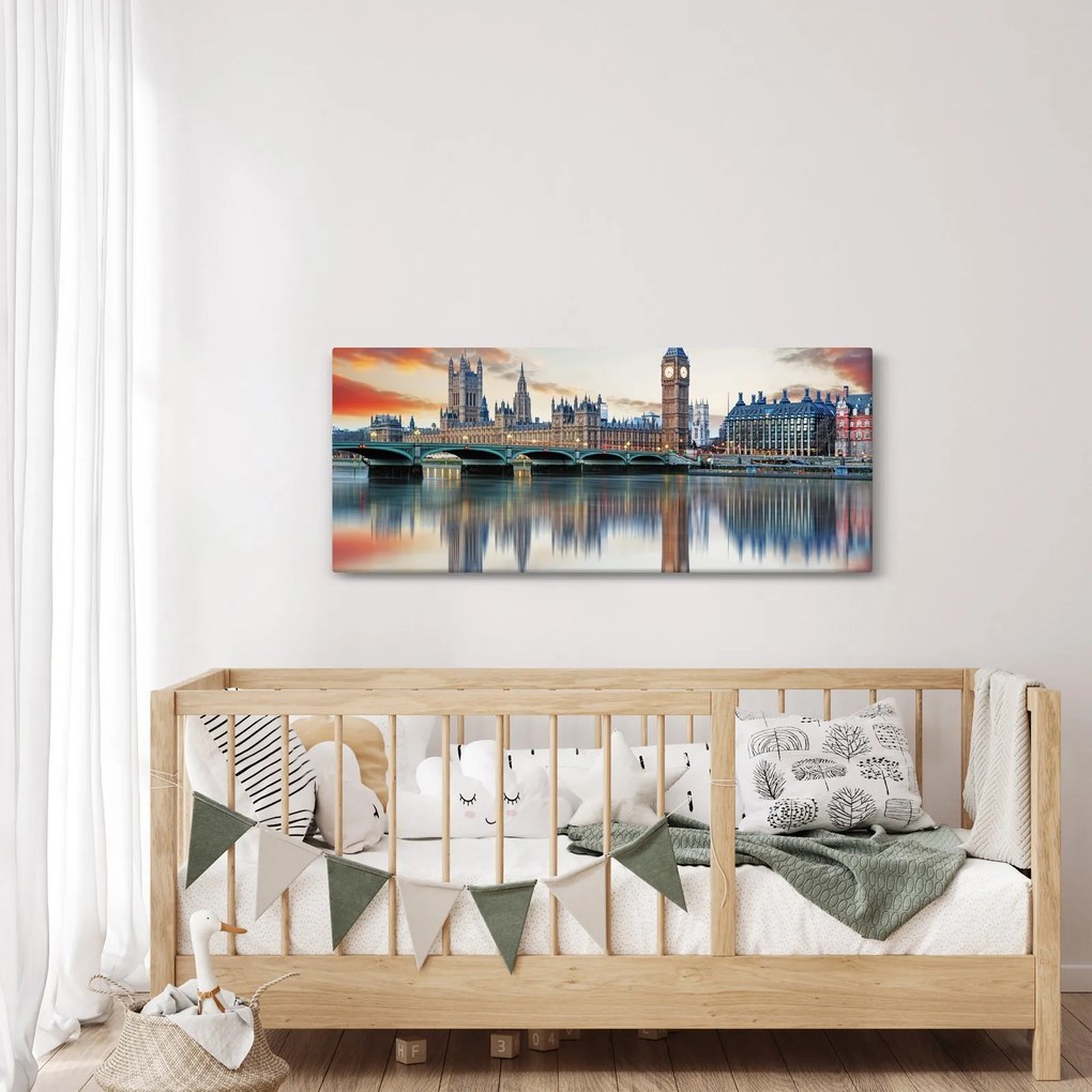 Tablou - Houses of Parliament din Londra (120x50 cm)