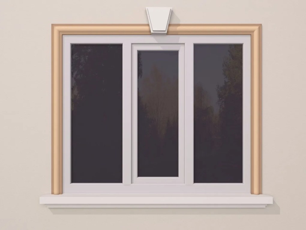 Ancadrament fereastra exterior FP121 dimensiuni 100x40x2000mm