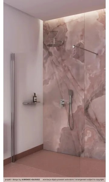 Deante NAC_09LP - Set de duș ALPINIA cu baterie incastrată, crom lucios