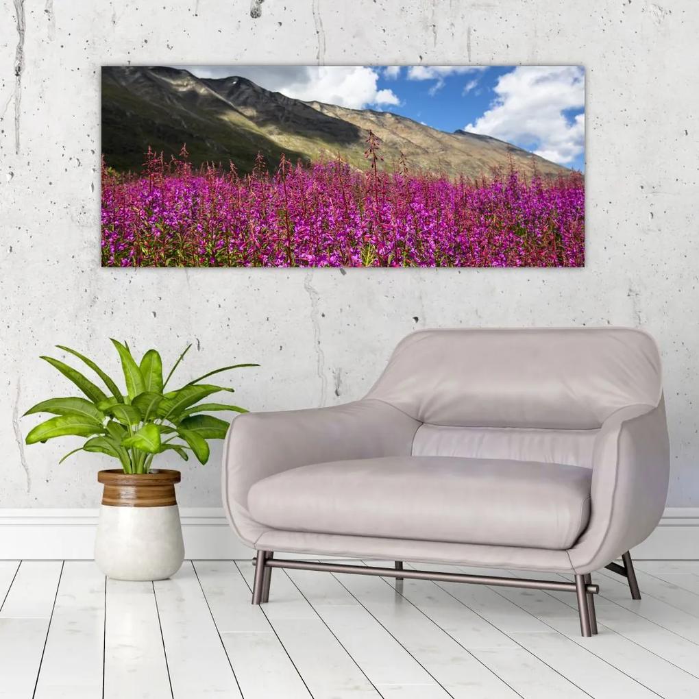 Tablou sceneriei cu lunca montană (120x50 cm), în 40 de alte dimensiuni noi