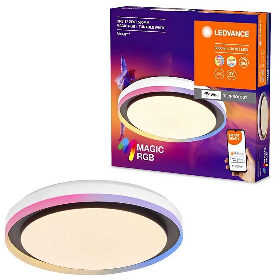 Ledvance - Plafonieră SMART+ MAGIC LED RGBW dimabilă/38W/230V Wi-Fi