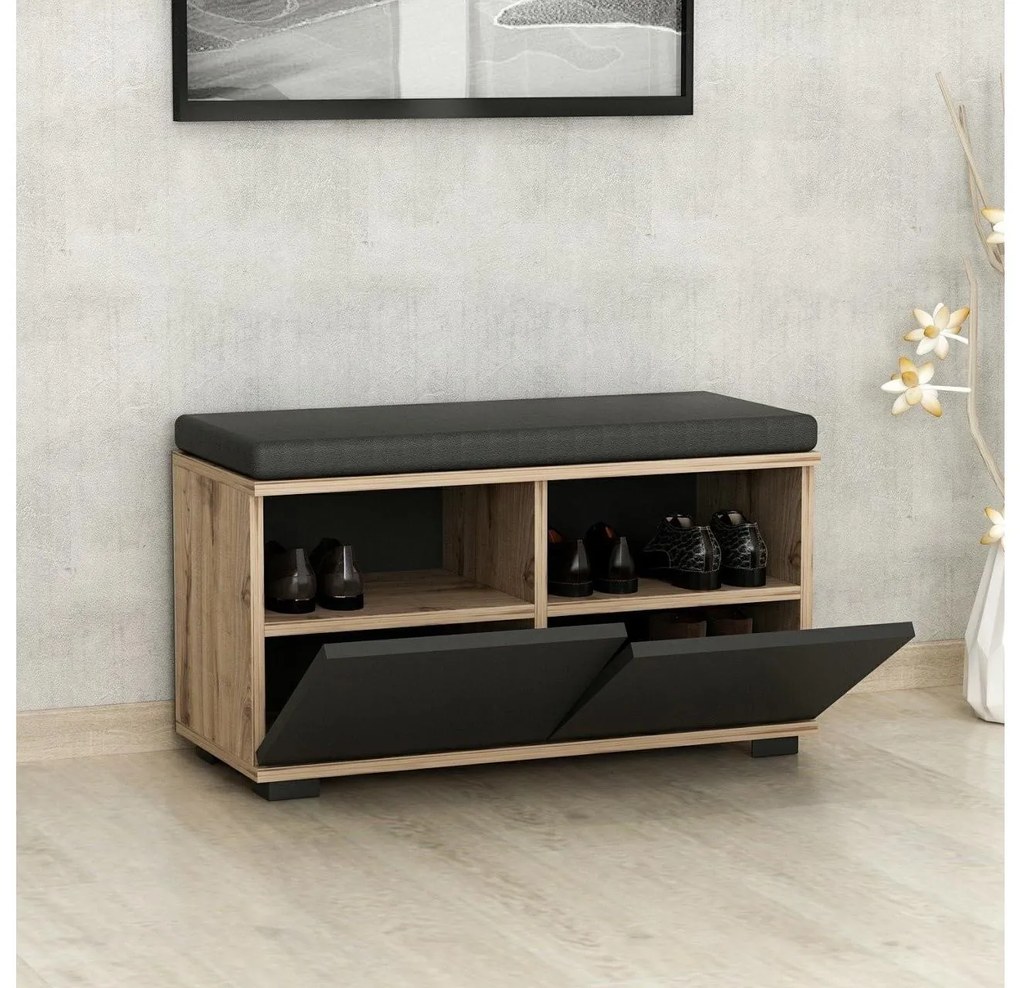 Pantofar Dragan (Nuc + Negru). 1089006