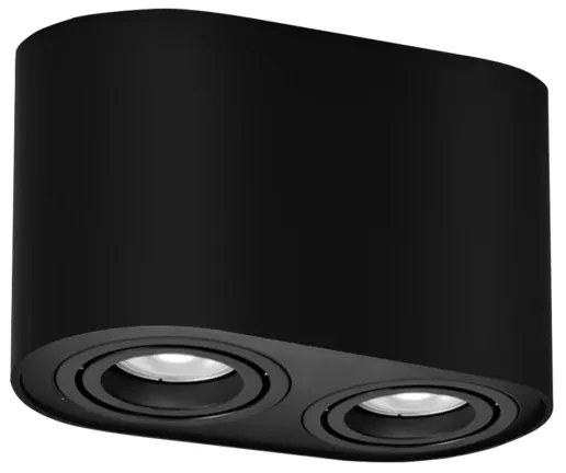 Spot KOBALD 2xGU10/42W/230V negru Rabalux 2051