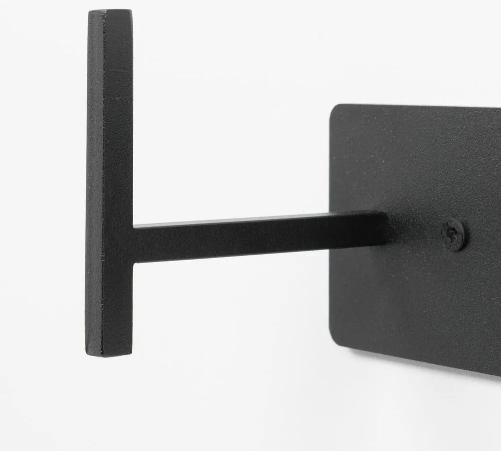 Cuier de perete negru din metal 64 cm Chapman – Spinder Design