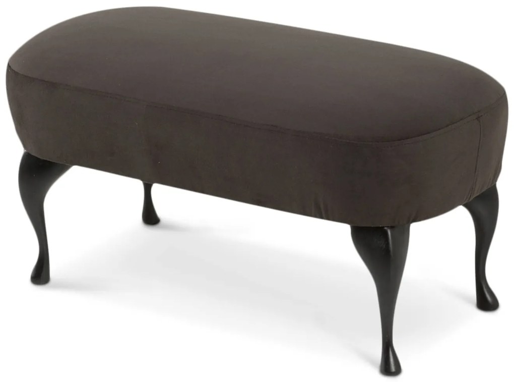 Bancheta Diana, Negru, 84x42x38