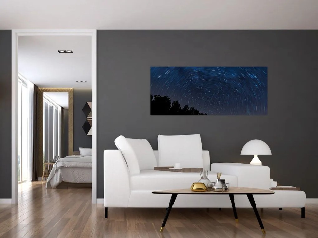 Tabloul cu cerul nocturn (120x50 cm)