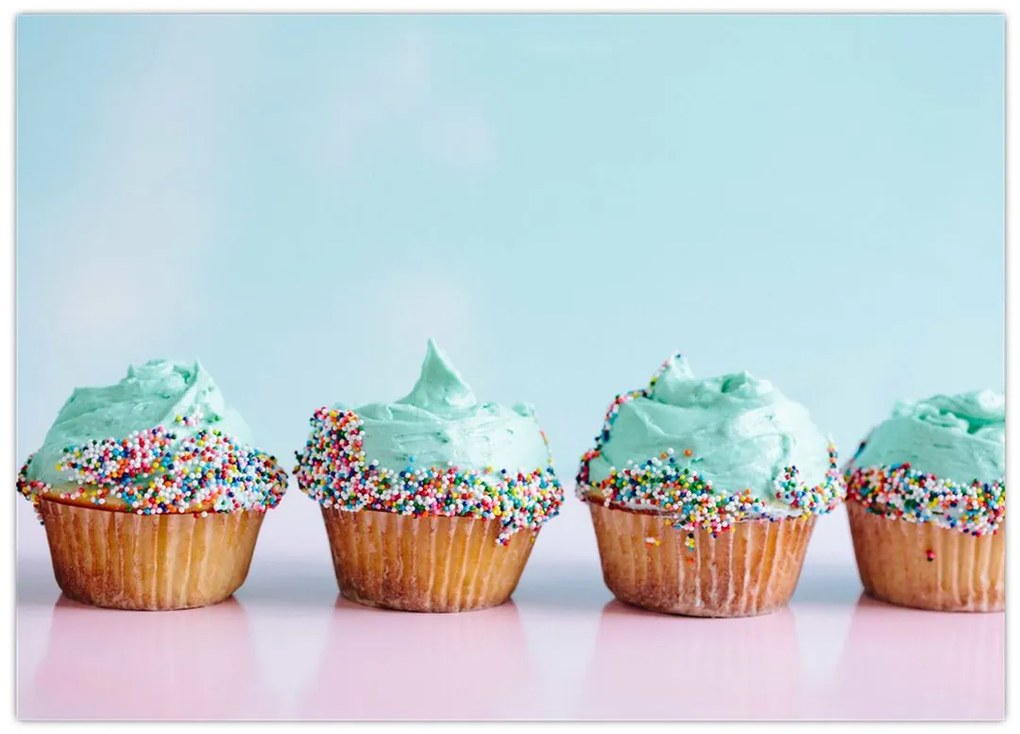 Tablou cu cupcakes (70x50 cm)
