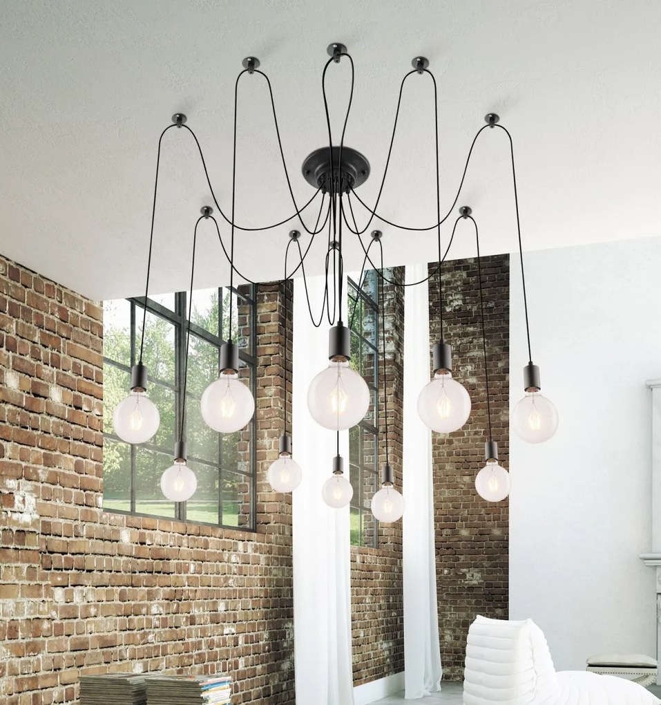 Lustra modern cu 10 pendule Caspar 2224 RX