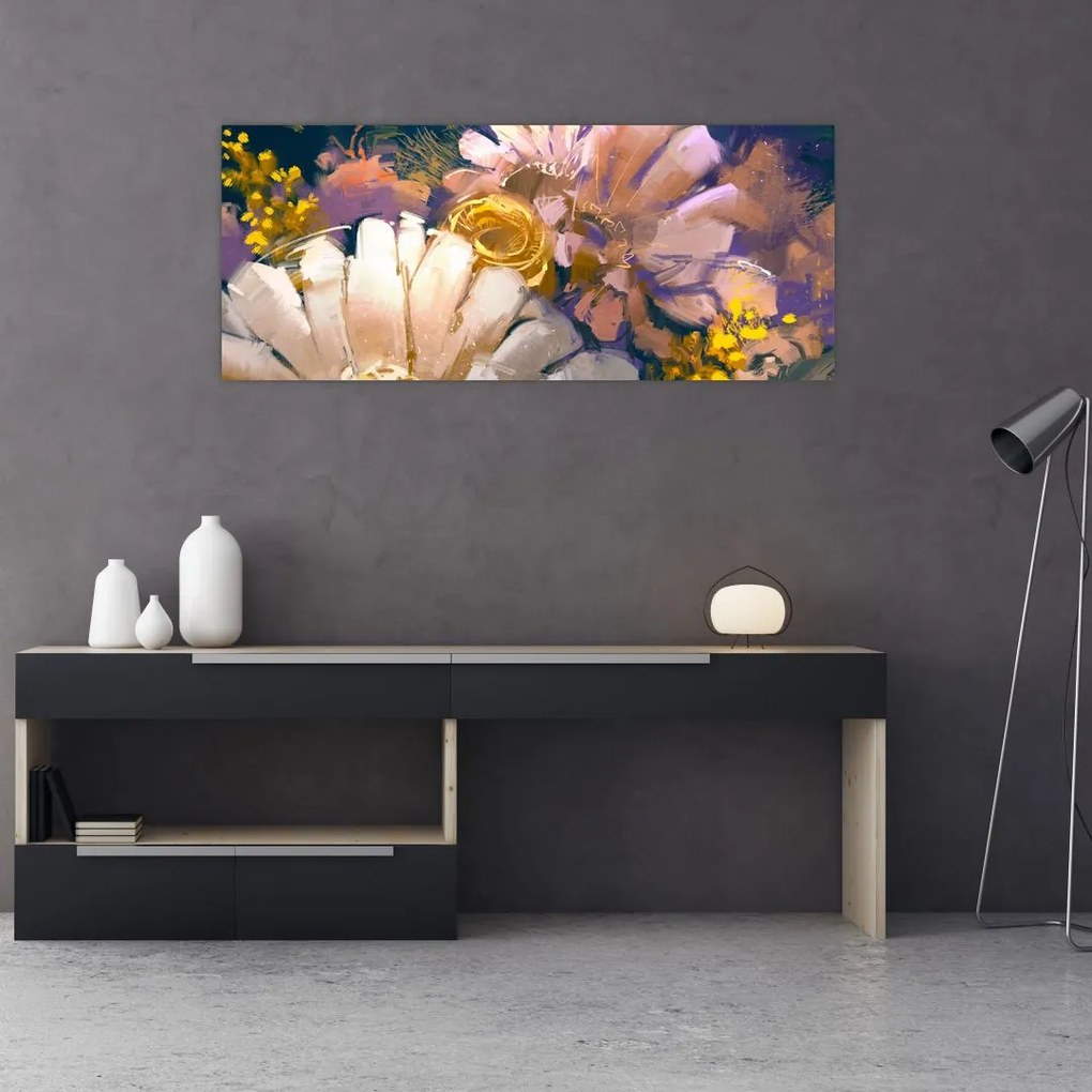 Tablou - Flori (120x50 cm)