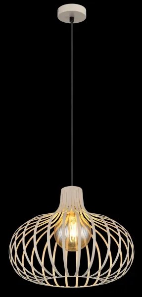 Globo 33370119 - Lampă suspendată pe cablu MATEO 1xE27/40W/230V bej