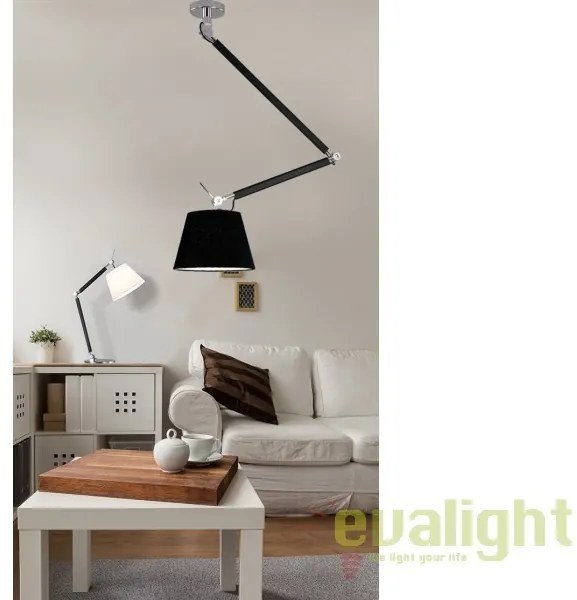 Pendul directionabil design modern ZYTA S negru
