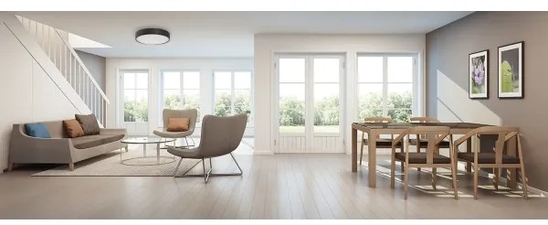 Plafonieră JASMIN 3xE27/20W/230V ø 47,5 cm wenge Kanlux 23122