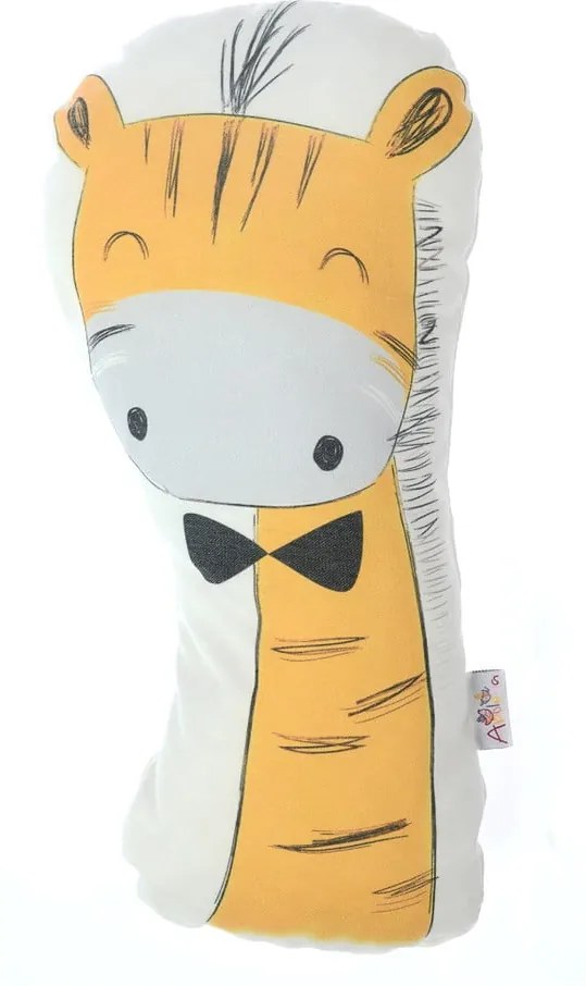 Pernă din amestec de bumbac pentru copii Mike & Co. NEW YORK Pillow Toy Giraffe, 17 x 34 cm