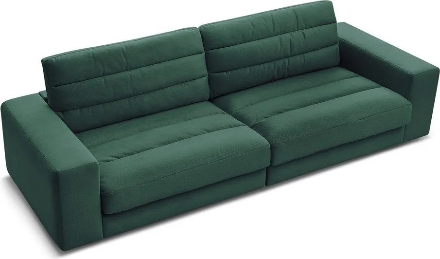 Canapea verde cu tapițerie din catifea 276 cm Sierra – Bobochic Paris