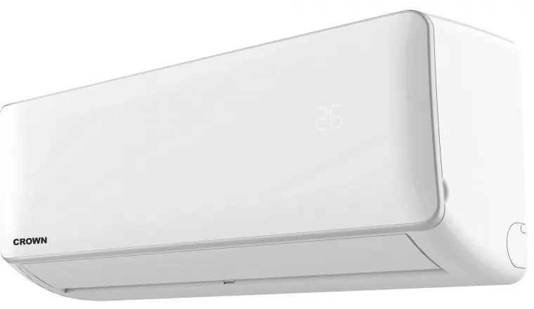 Aer condiționat inverter Crown CIT-09FO62AS, 9000 BTU, A++, Filtru de carbon si argint, Auto-curatare, Auto-dezghetare, Alb