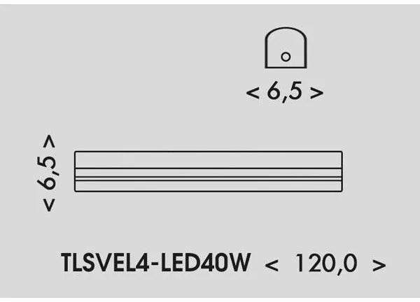 Corp de iluminat LED fluorescent Ecolite TLSVEL4-LED40W VELO LED/24/32/40W/230V alb