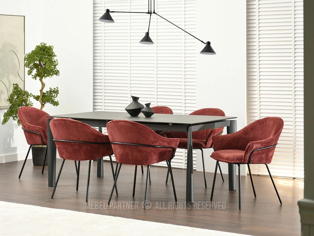 Scaun Val (cupru + negru). 1111299