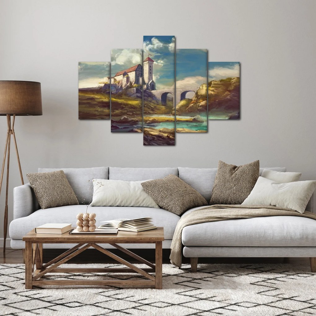 Tablou - Castelul medieval (150x105 cm)