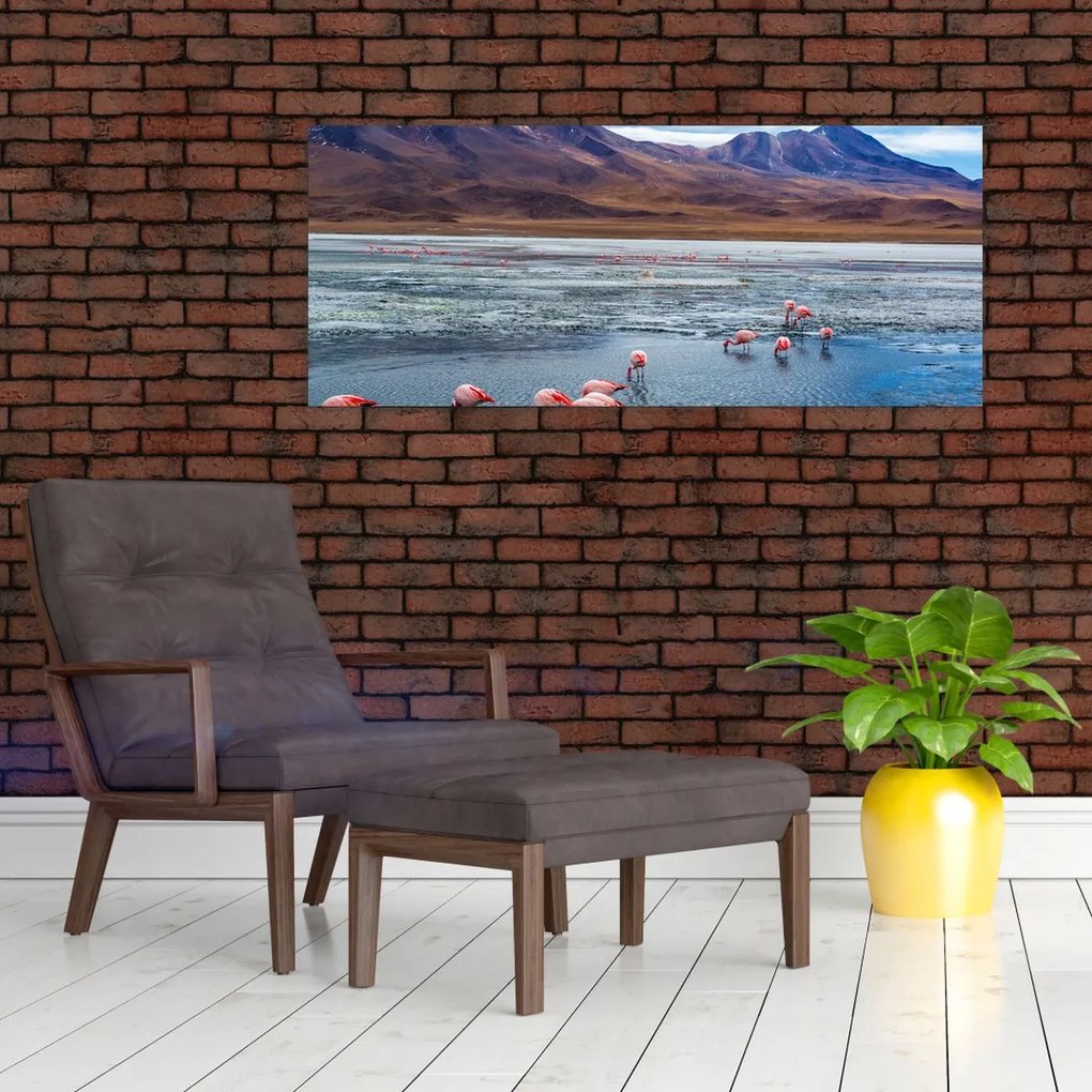 Tablou - Flamingo (120x50 cm)