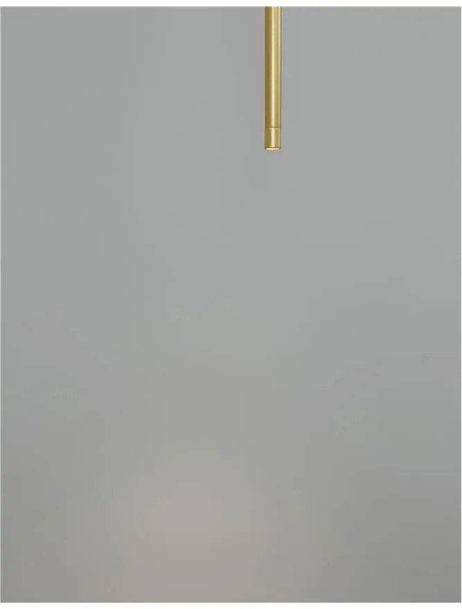 Pendul LED design liniar ELETTRA auriu