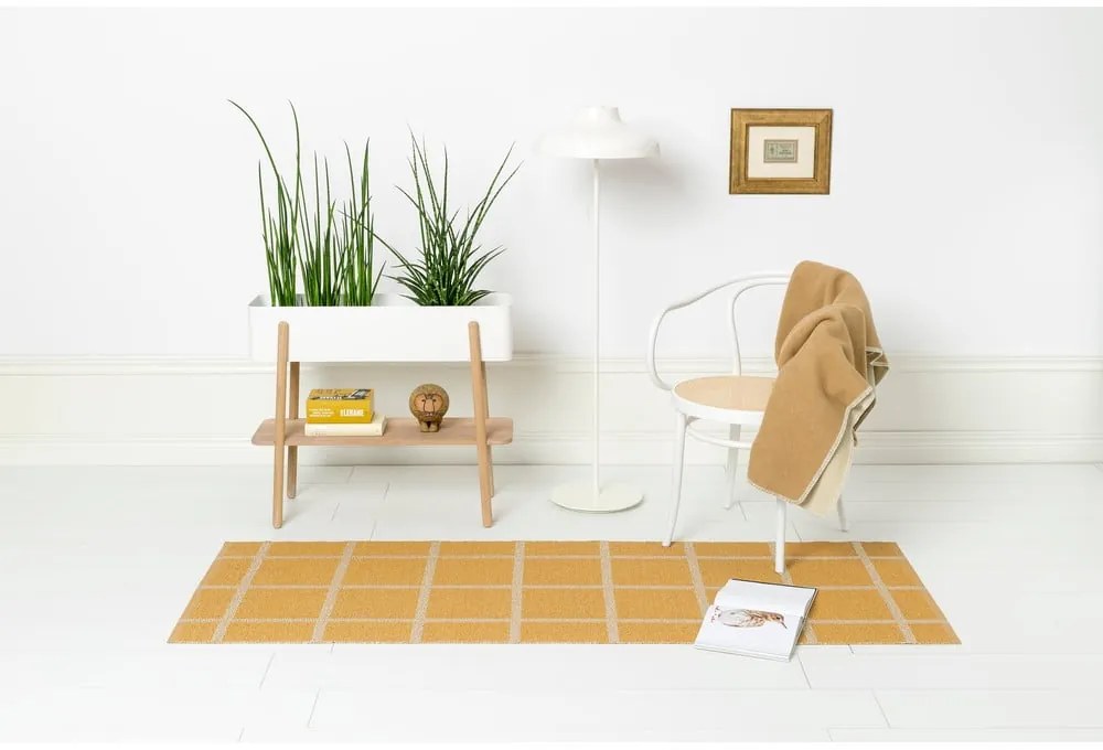 Covor pentru exterior și interior galben ocru 70x100 cm Ada Ochre – Pappelina