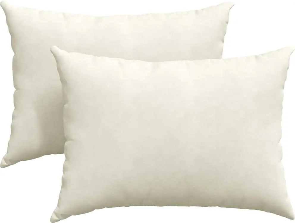 vidaXL Perne pentru canapea 2 pcs Crem 70 x 50 cm