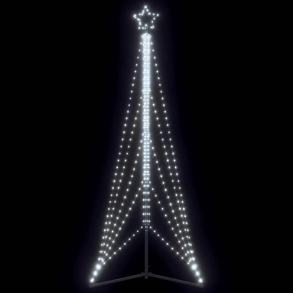 vidaXL Pom de Crăciun LED 525 LED-uri Alb Rece 302 cm