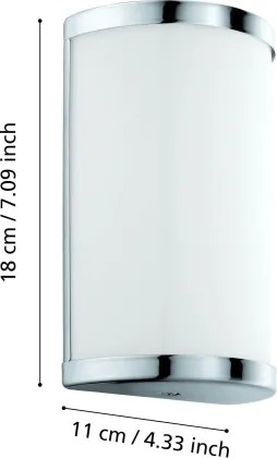Eglo 95773 - Corp de iluminat LED perete CUPELLA 2xLED/4,5W/230V