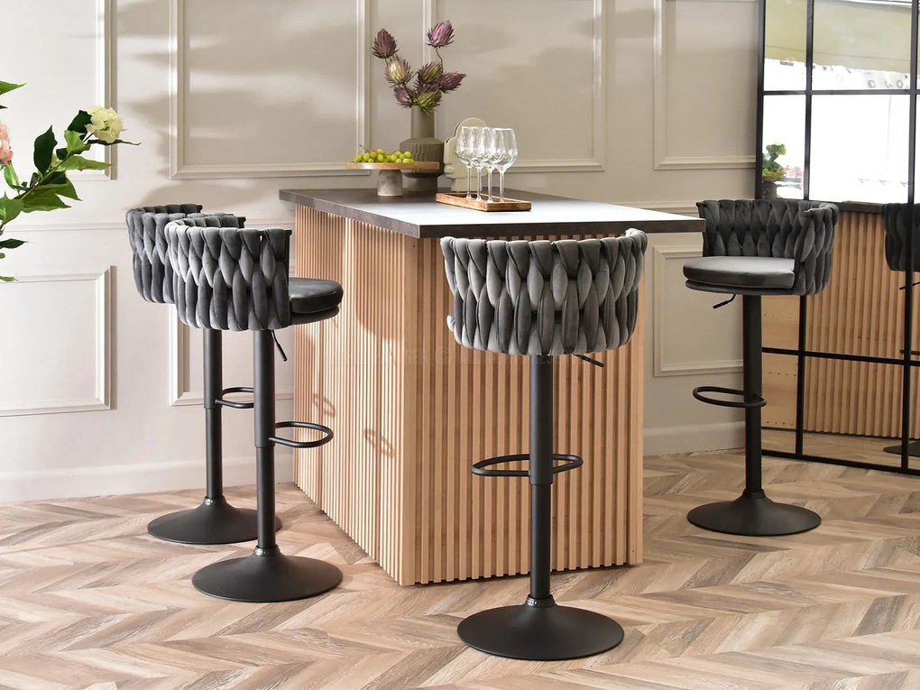 Scaun Adel (grafit + negru). 1110642
