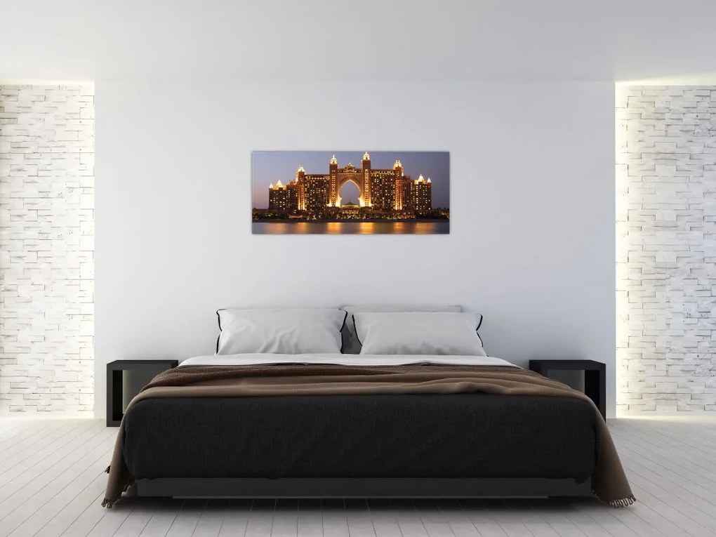 Tablou construcției în Dubai (120x50 cm)