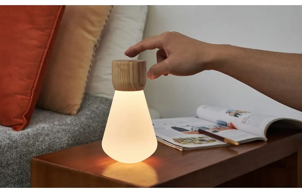 Veioză cu luminozitate reglabilă (înălțime 13 cm) Pentagon – Gingko