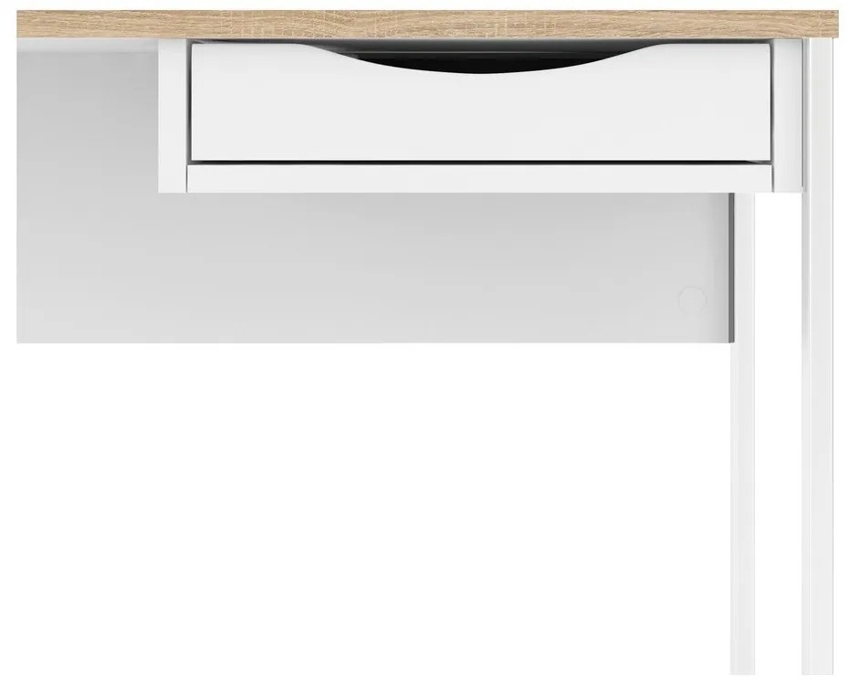 Birou Tvilum Function Plus, 130x48 cm, negru