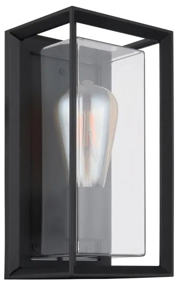 Aplică de exterior Globo 31982S LOGANA 1xE27/60W/230V IP44 negru