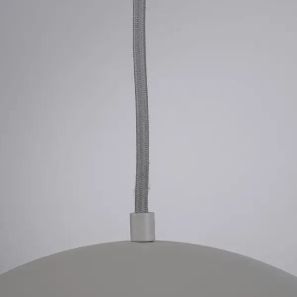 Schöner Wohnen 11728-39 - Lustră suspendată ALI pe cablu 1xE27/25W/230V Ø 38 cm, gri