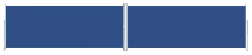 Copertina laterala retractabila, albastru, 200x1000 cm Albastru, 200 x 1000 cm